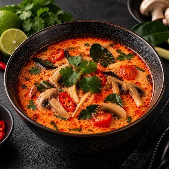 Tom yum veggie