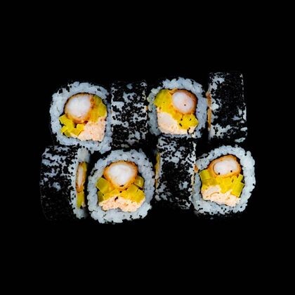 California Black z Krewetkami w Tempurze