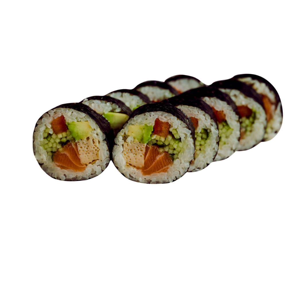 Futomaki z Łososiem i Tamago