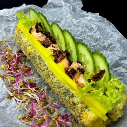 Sushi Dog Pieczony Łosoś