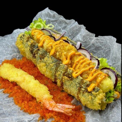 Sushi Dog z Krewetką w Tempurze