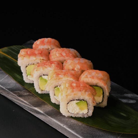 Philadelphia z krewetką