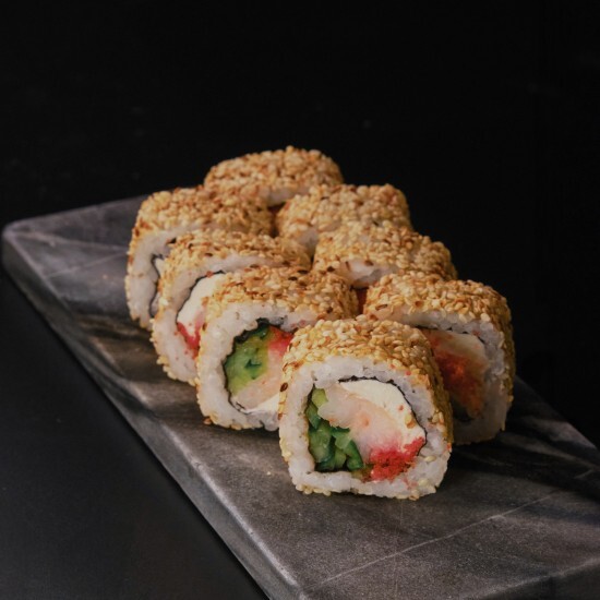 California z krewetkami