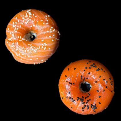 Pączek z Łososiem i Łososiem Słonym