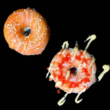 Pączek z Łososiem i Pączek z Krewetką