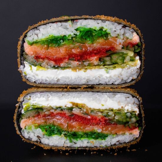 Sushi Burger z Łososiem