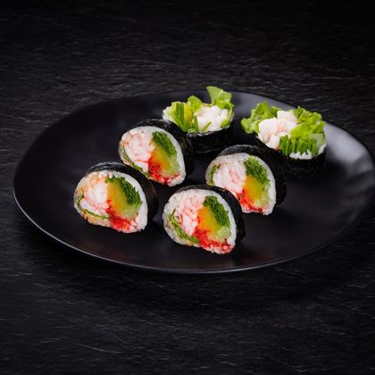 Futomaki krewetka gotowana