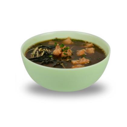 Zupa Miso z lasos