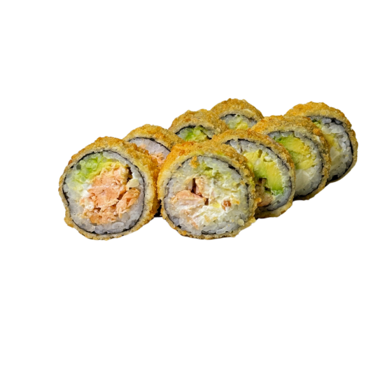 Tempura Roll z grillowanym łososiem i avokado (8 szt.)