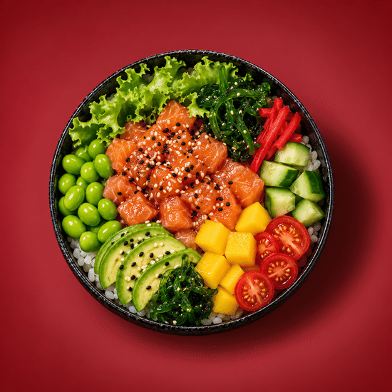 Poke bowl z łososiem