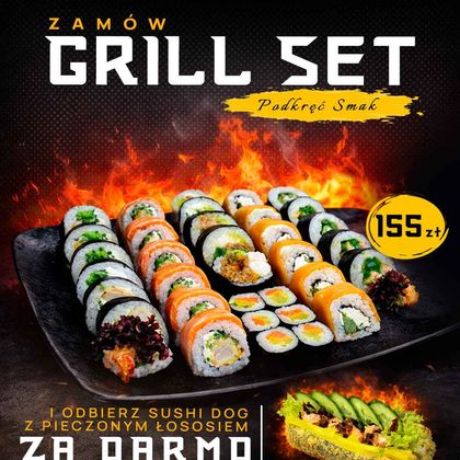 Grill Set+ Sushi-Dog Pieczony Łosoś za Darmo