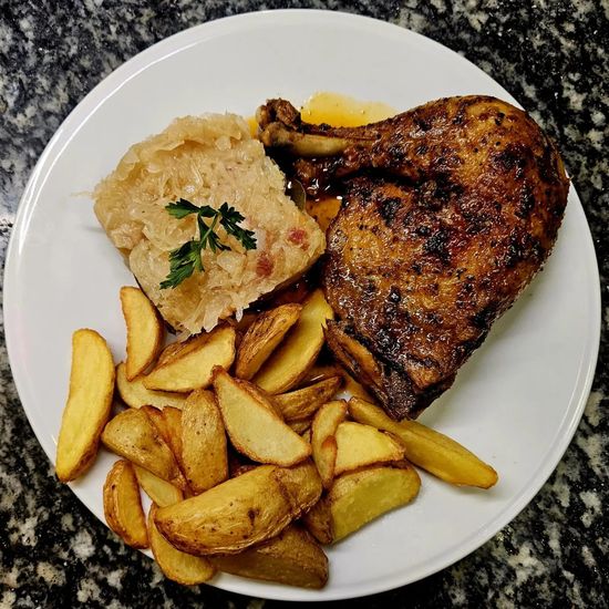 Pieczone udko z kurczaka
