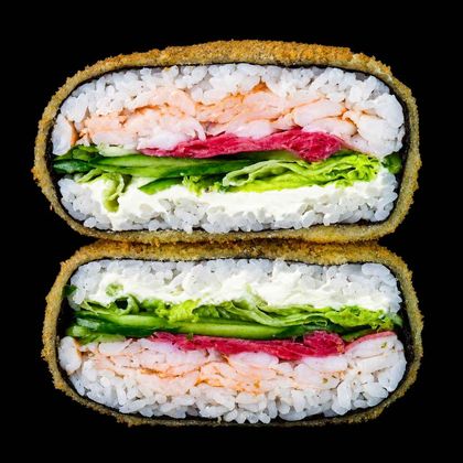 Sushi Burger z Krewetką