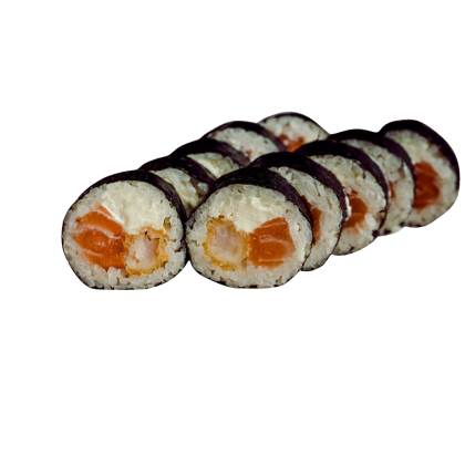 Futomaki z Łososiem i Serkiem Philadelphia