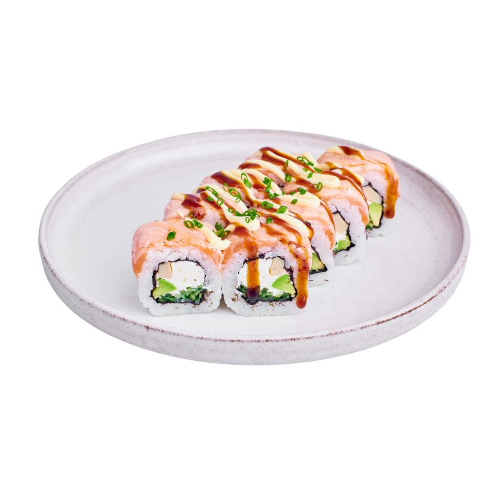 Uramaki Flamed Salmon