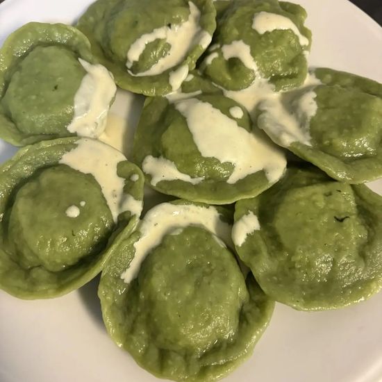 Pierogi ze szpinakiem