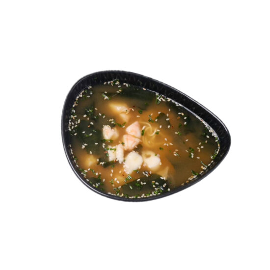 Zupa Miso z krewetkami