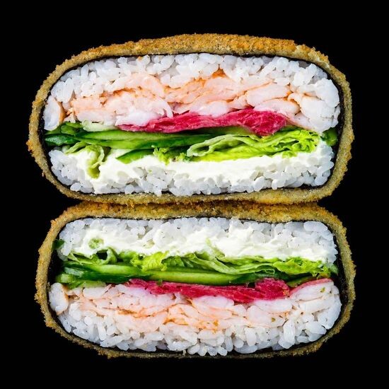 Sushi Burger z Krewetką