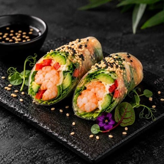 Spring roll ebi