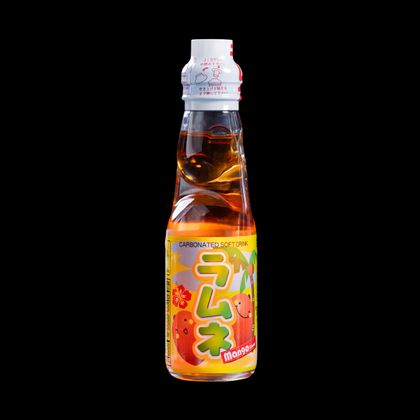 Ramune japońska oranżada, smak Mango