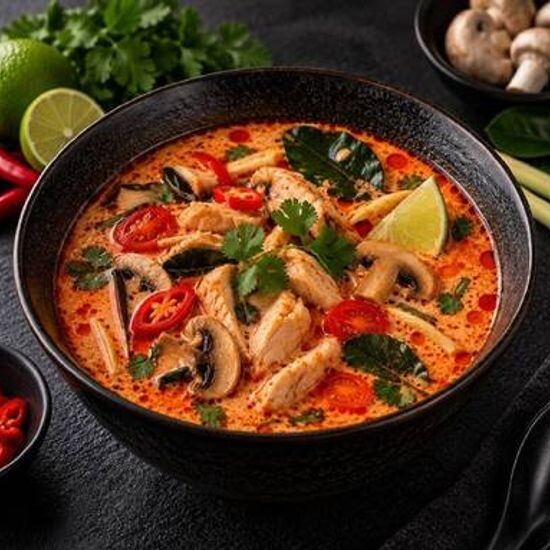 Tom yum z kurczakiem