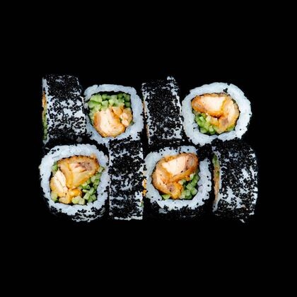 California Black z Łososiem w Tempurze